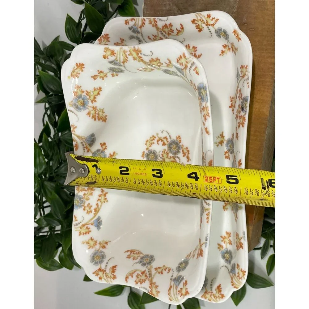 Vintage Haviland & Co Limoges Floral Porcelain Serving Dish Set - Picture 12 of 12